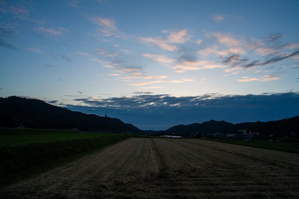 チョコットダケ夕焼け。