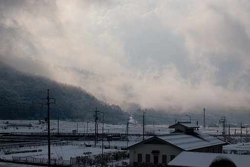 雪が降り続いています。
