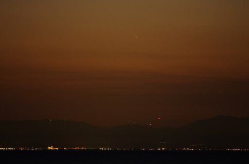 パンスターズ彗星の風景
