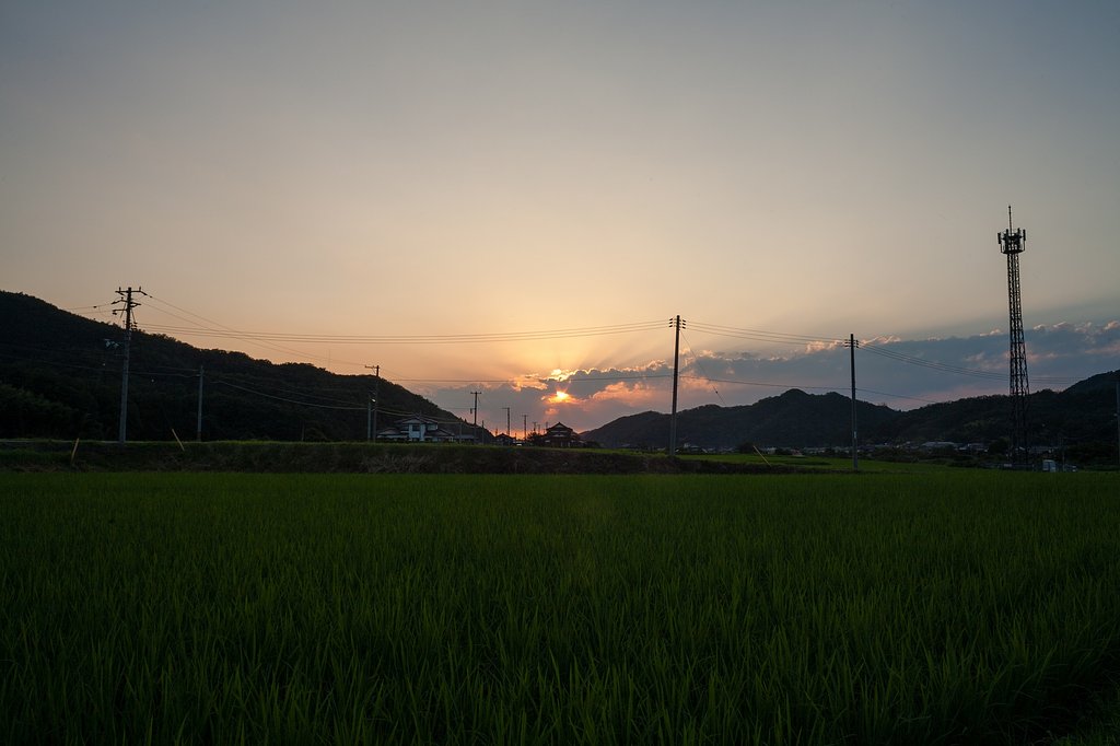 チョコット夕焼に・・。