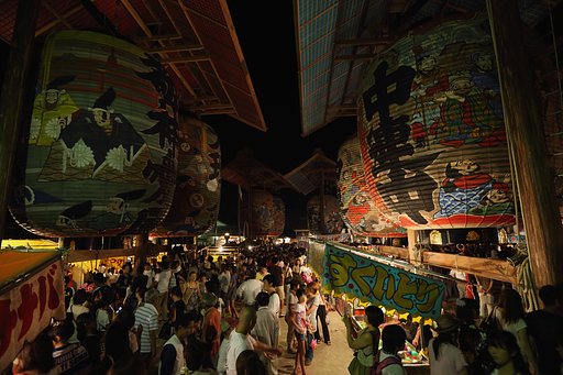 三河一色の大提灯祭り②