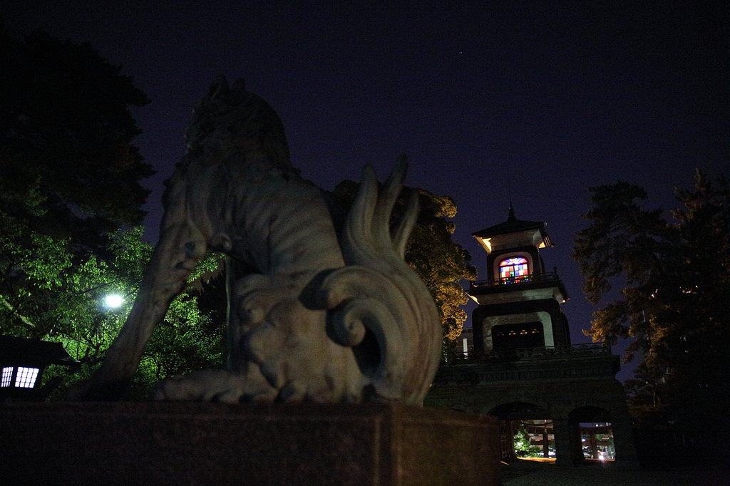 尾山神社夜景
