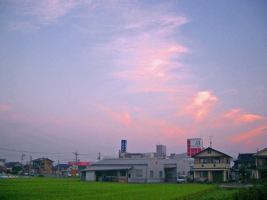 朝焼け強調