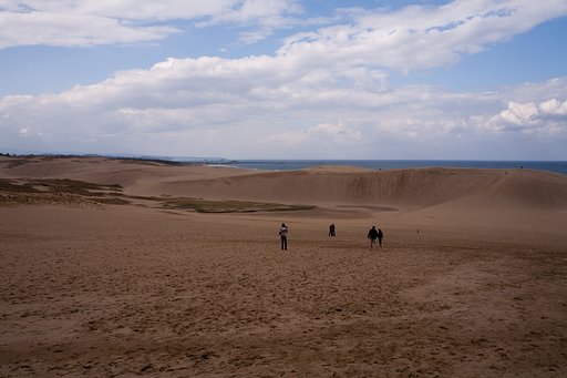 砂丘のすり鉢。