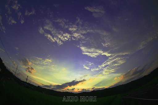 ある日の田舎風景。