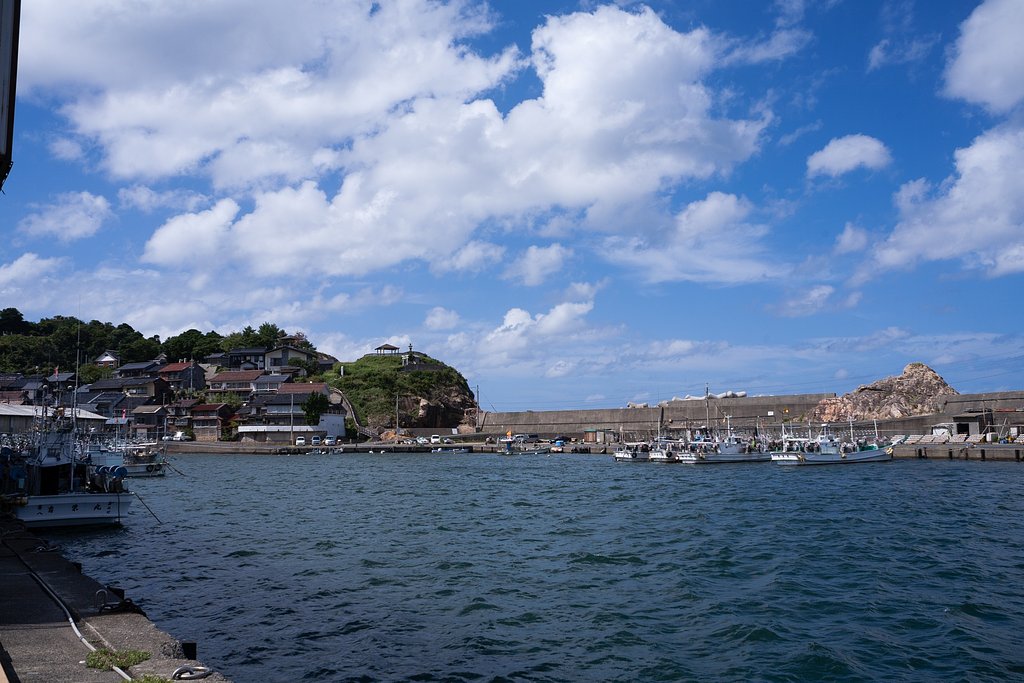 浦富海岸、田後港。