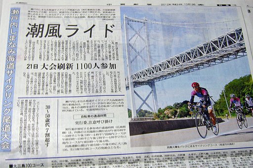 しまなみサイクリング記事