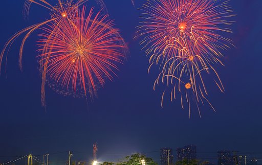 東京湾花火