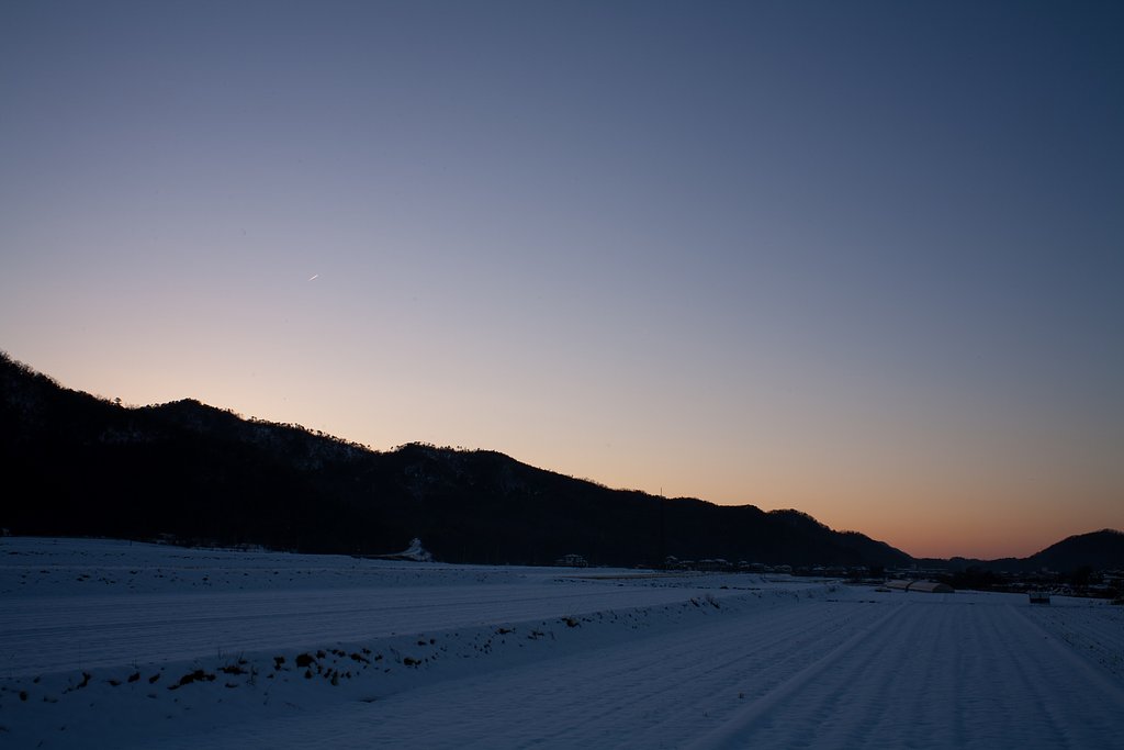 少しだけ夕焼けに。