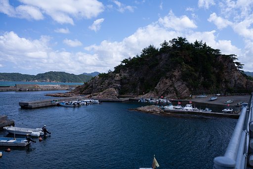 浦富港。