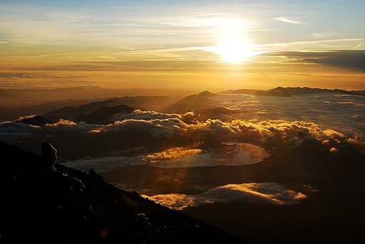 富士山　ご来光