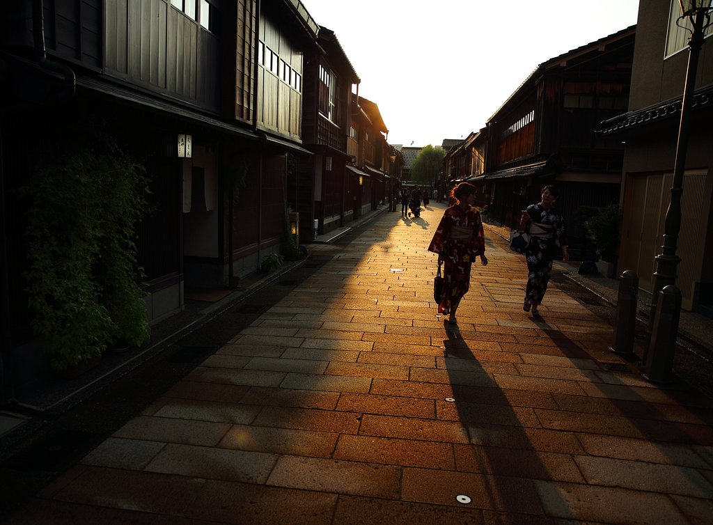 送り盆の暮景