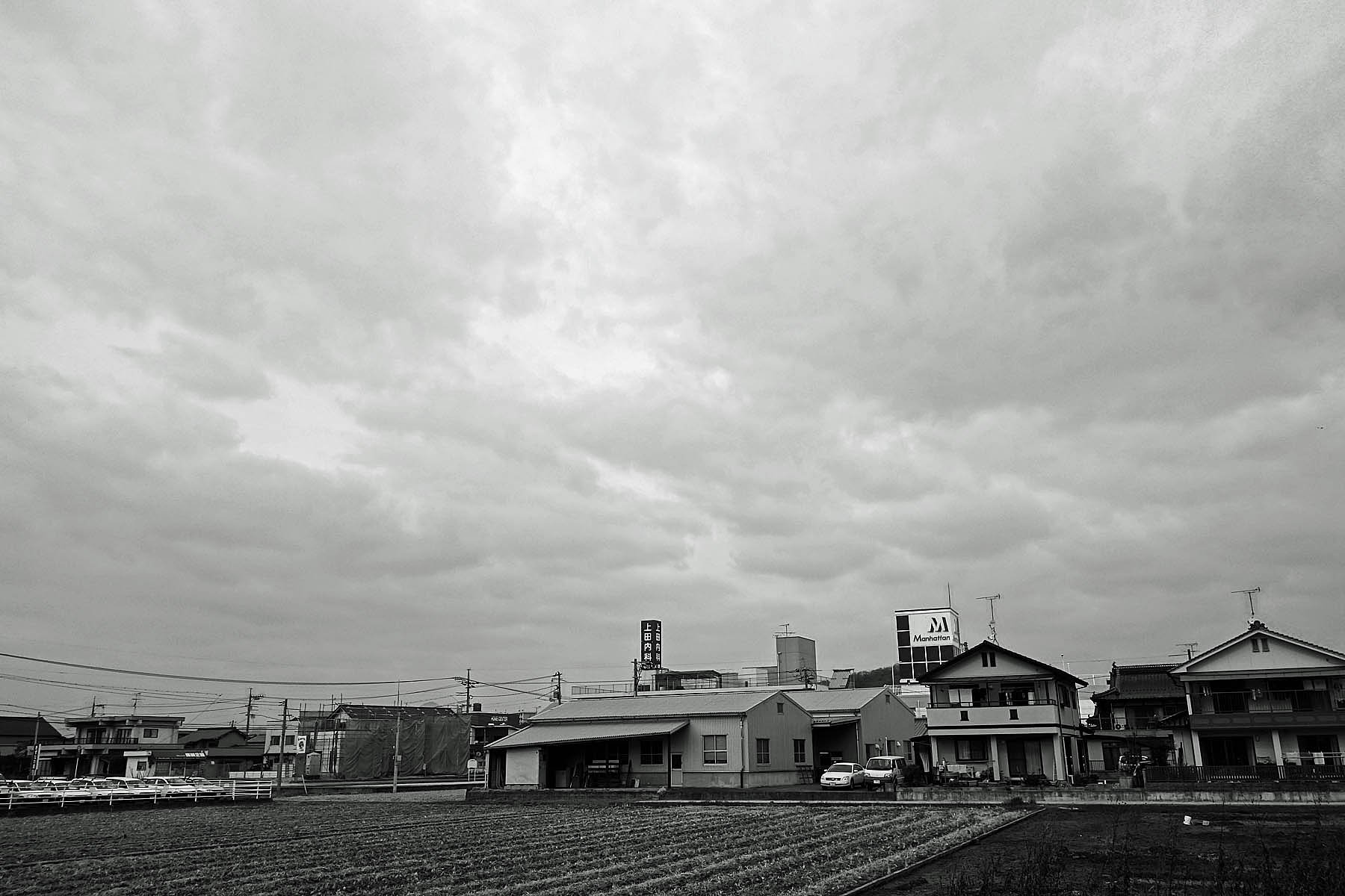 雲が厚い