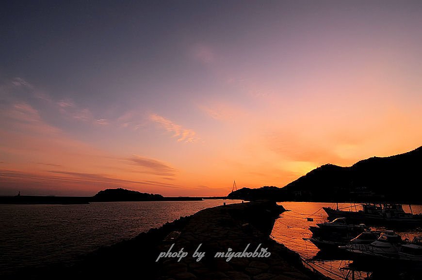 鞆の浦の夕景