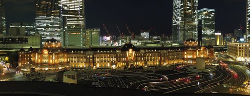 東京駅　3枚合成