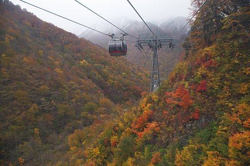 谷川岳ロープウェイからの眺望