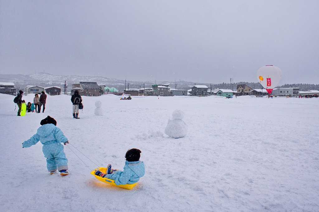 雪なんのその！