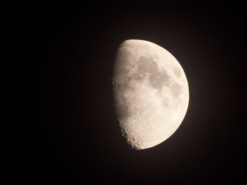 今夜の月です