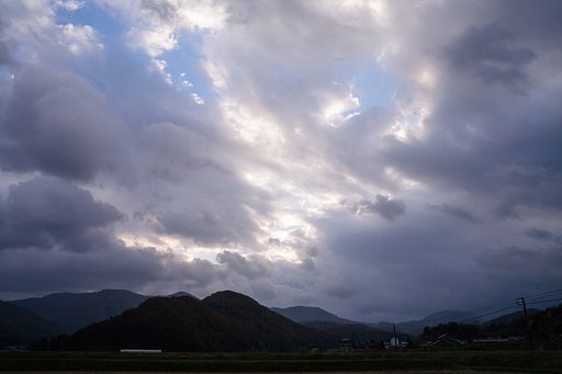 霙、雨が上がりました。