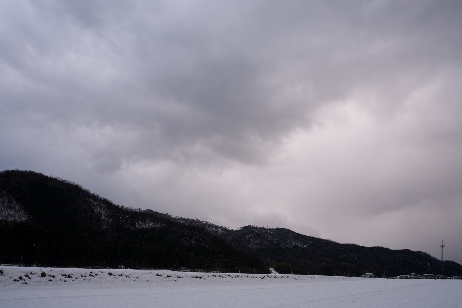 雲が一杯・・。
