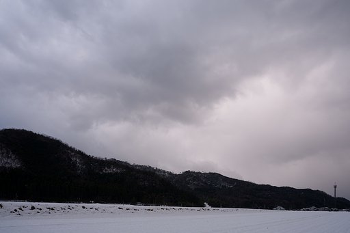 雲が一杯・・。