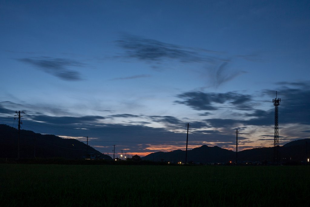 【ときめきＢＬＵＥ】夕空・・。