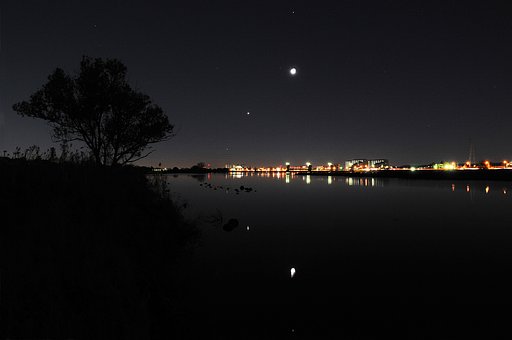 月と三惑星