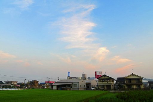 朝焼けの定点