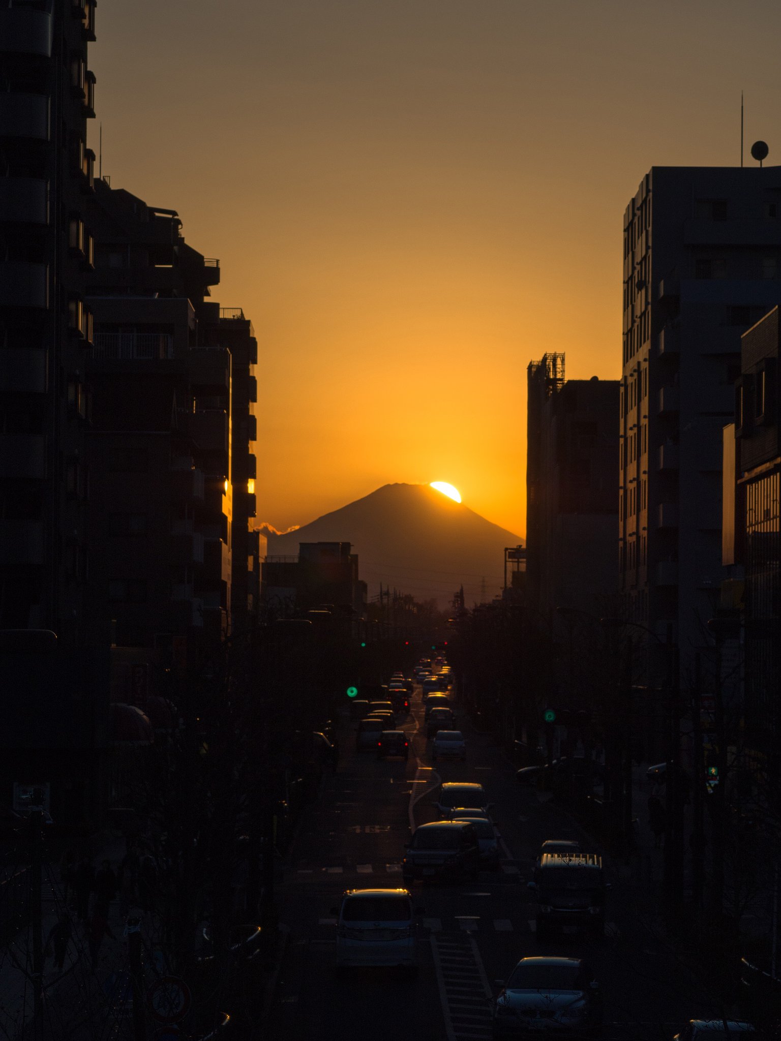 落日