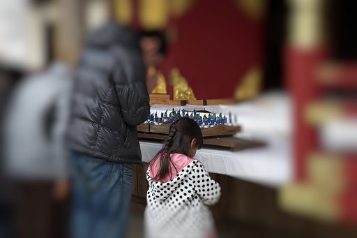 親子の初詣