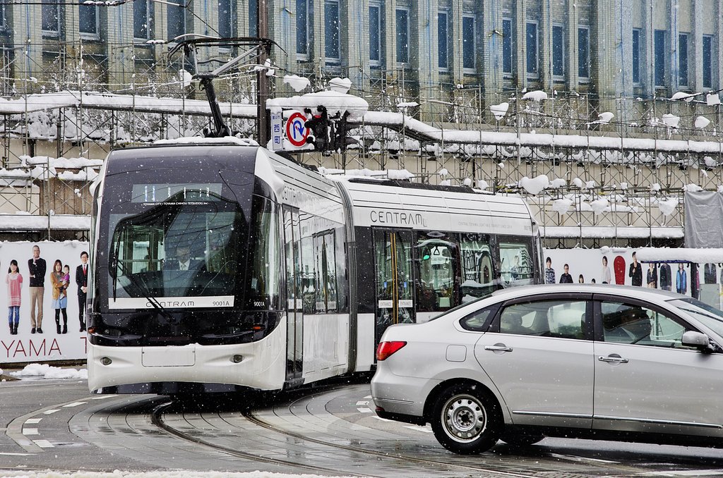 市内電車が走る風景３