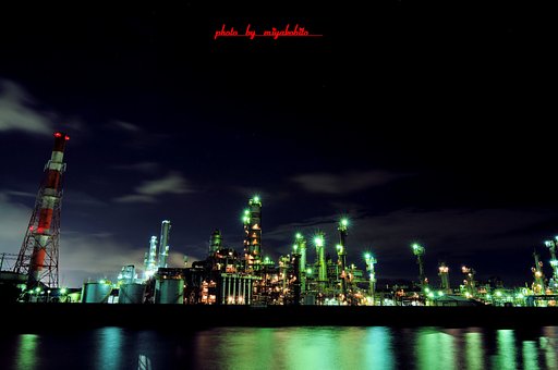 工場夜景〜〜