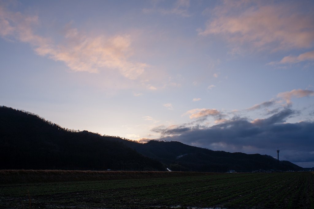 ちょっとだけ夕焼けに。