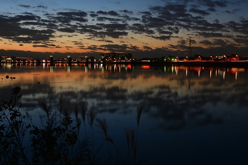 斑模様の夜明け