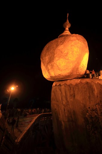 Golden rock