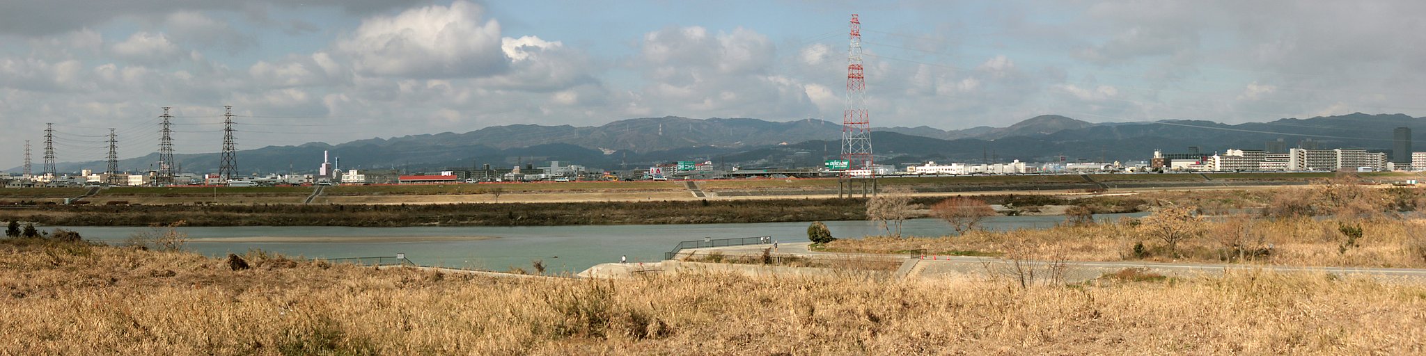 淀川はとても長い