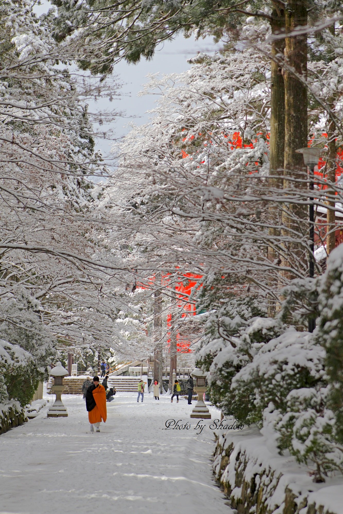 雪の高野山