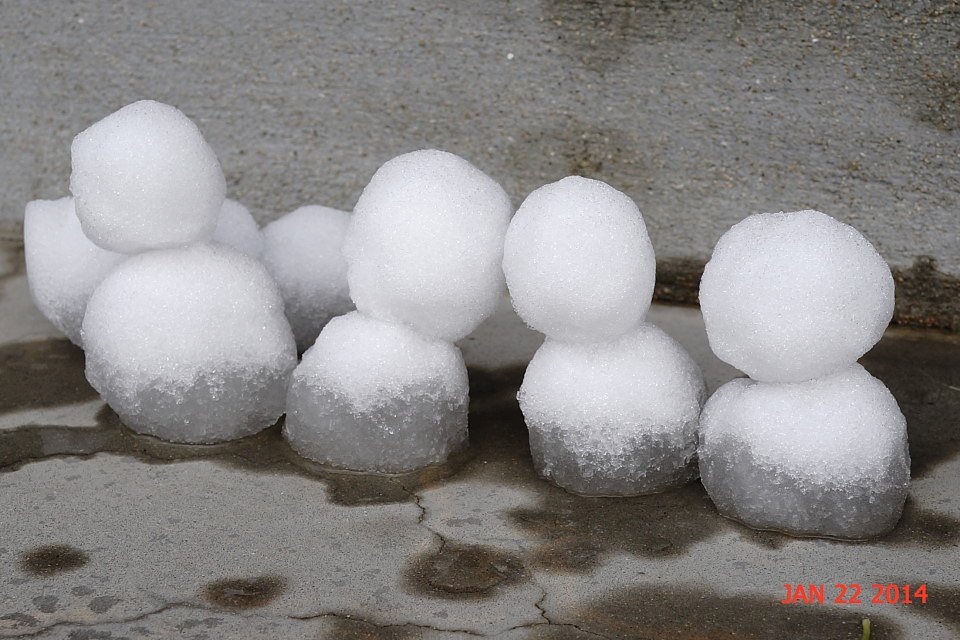 雪だるま、らしい