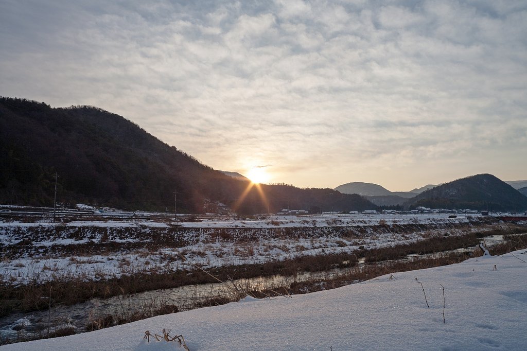 久し振りの朝日の出。
