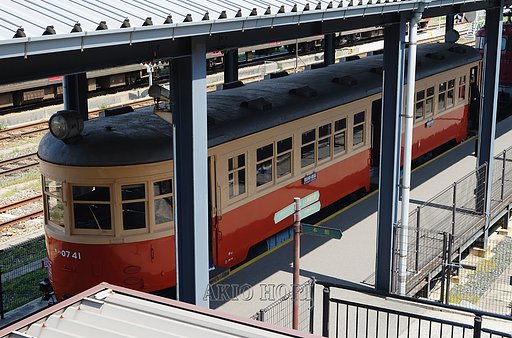 ＜九州鉄道記念館」で。