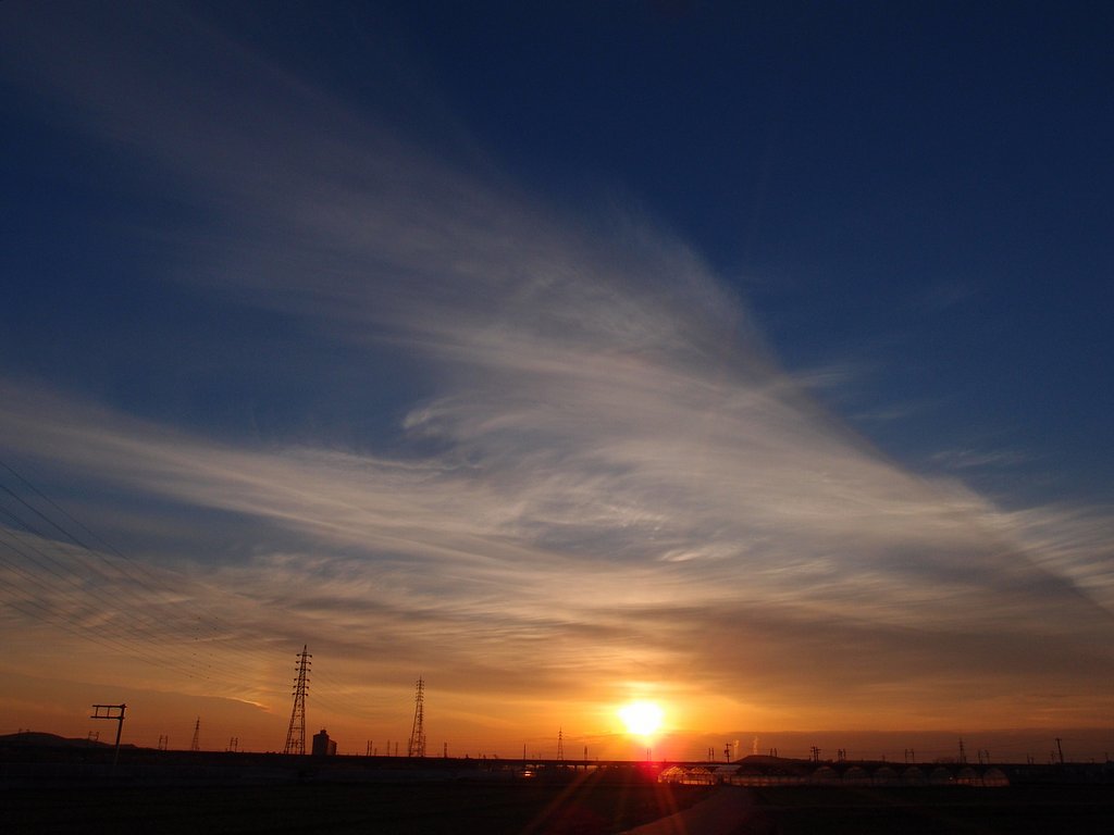 夕暮れ