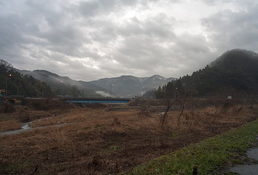 雨降りの朝。