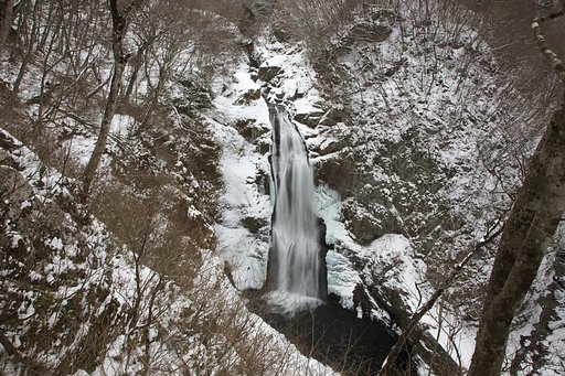 雪の秋保大滝　Ⅱ（stoneさんリクエストバージョン）