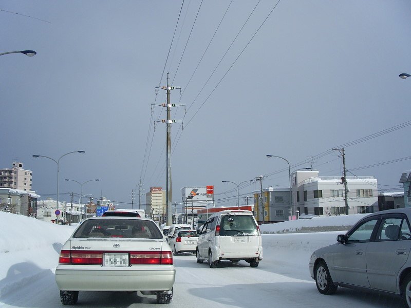 のどかな？渋滞