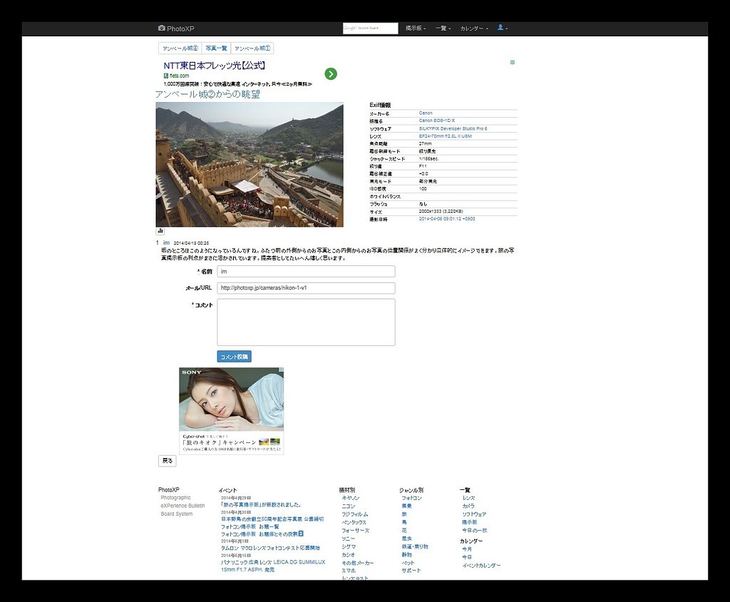 各写真の一番目のコメントの趣旨が変わる恐れがあります。