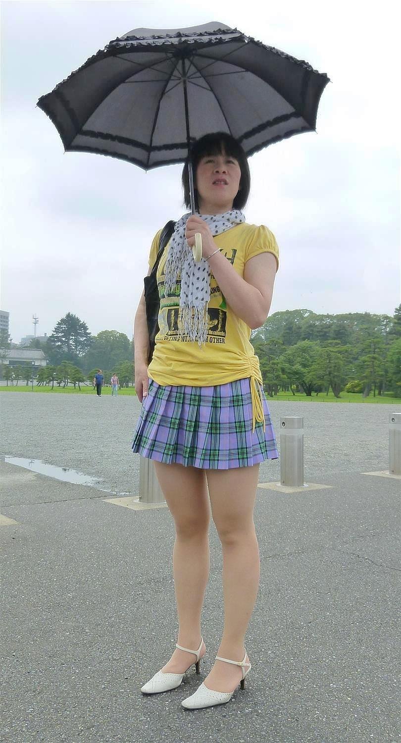 皇居にて