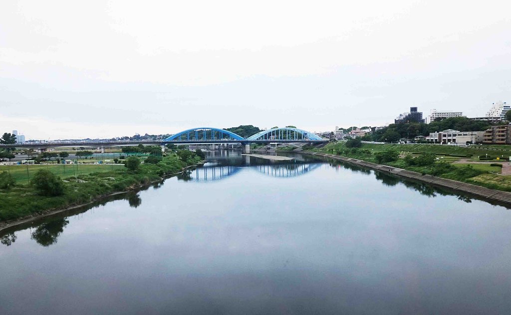 「多摩川･丸子橋」