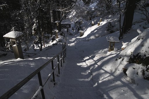 山寺の参道