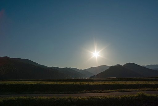 良く晴れた朝。