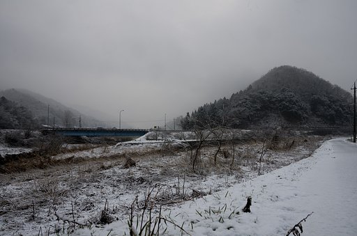 雪景色に・・。